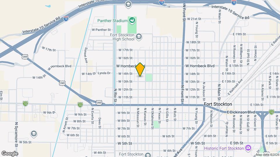 1302 N Missouri St Map and Location Details