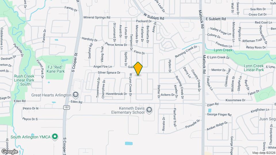907 Clear Creek Dr Map and Location Details