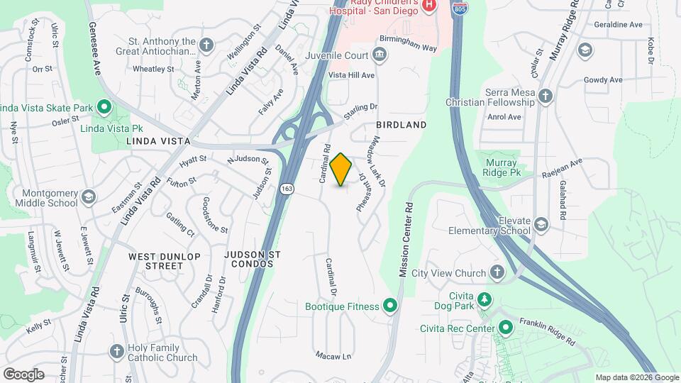 2622 Sprig Pl Mapa y Detalles de la Ubicación