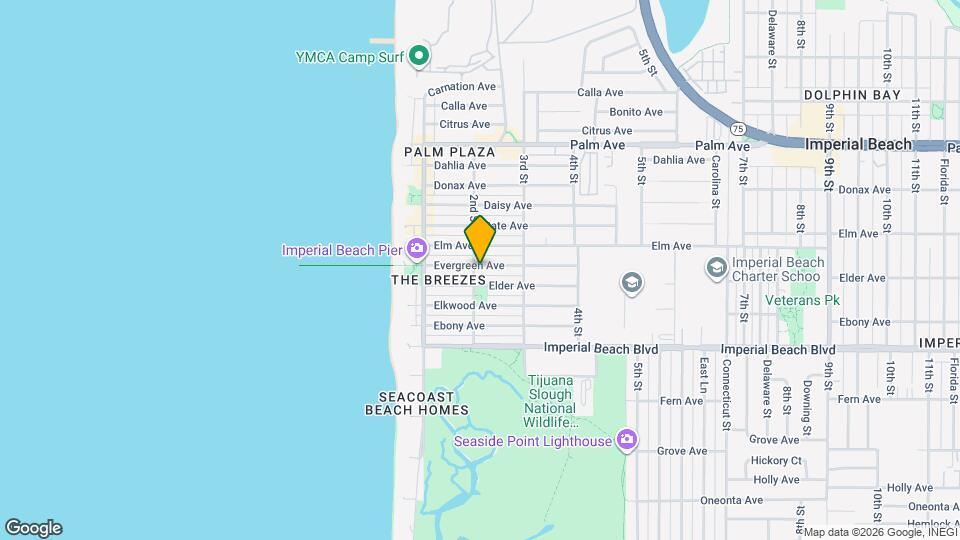 215 Evergreen Ave Map and Location Details