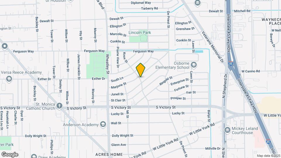 8212 Knox St Map and Location Details