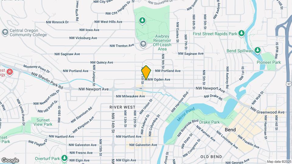 1039 NW Ogden Ave Map and Location Details
