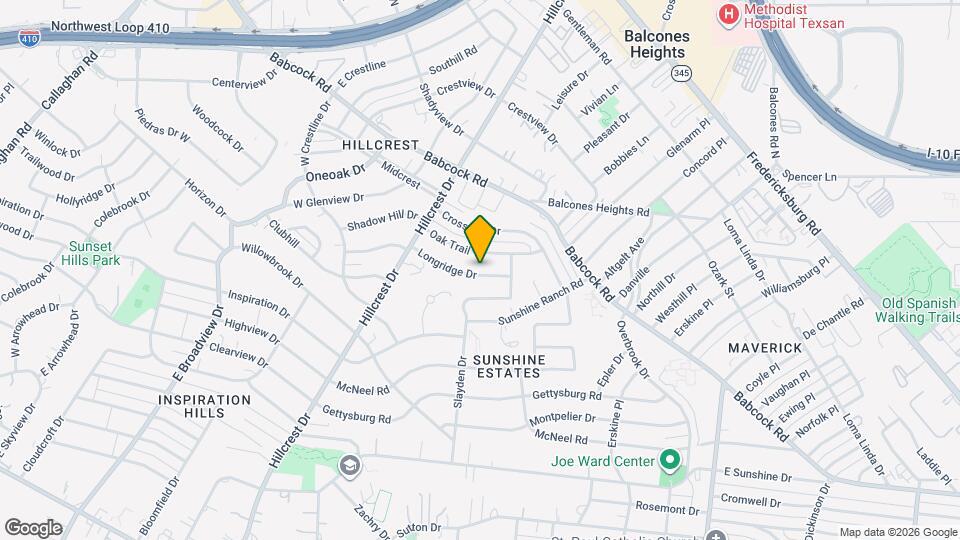 3807 Longridge Dr Map and Location Details