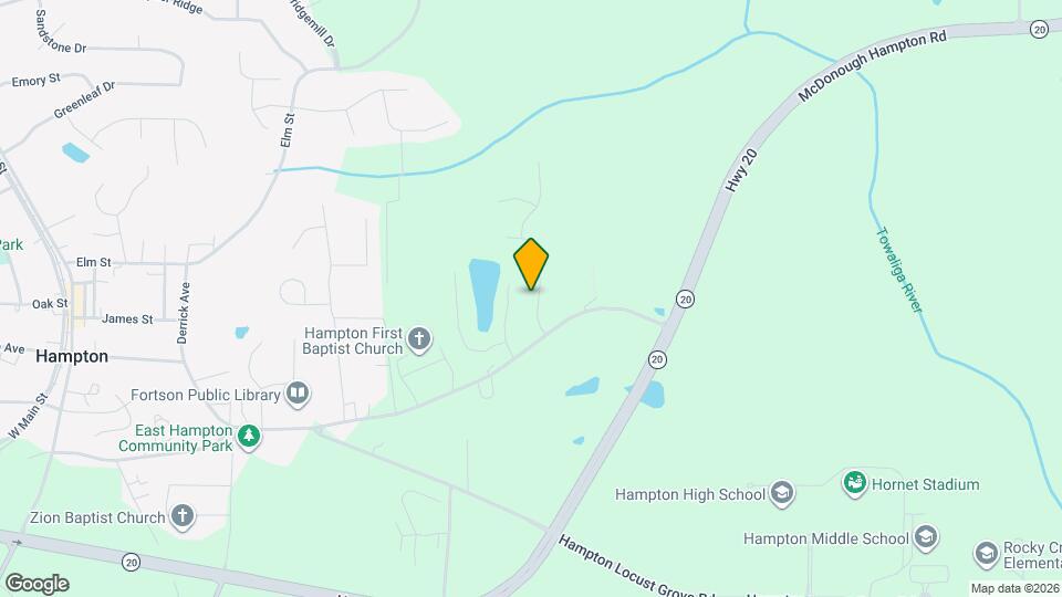 165 Old Hampton Way Mapa y Detalles de la Ubicación