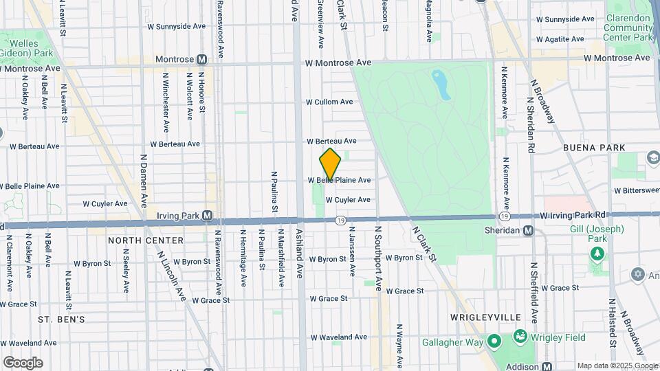 4053 N Greenview Ave Map and Location Details