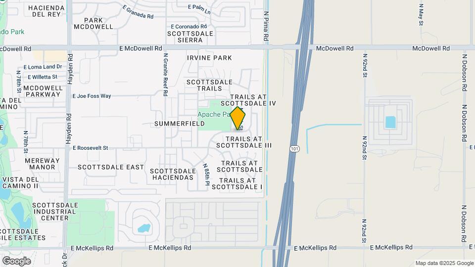 8681 E Latham St Mapa y Detalles de la Ubicación