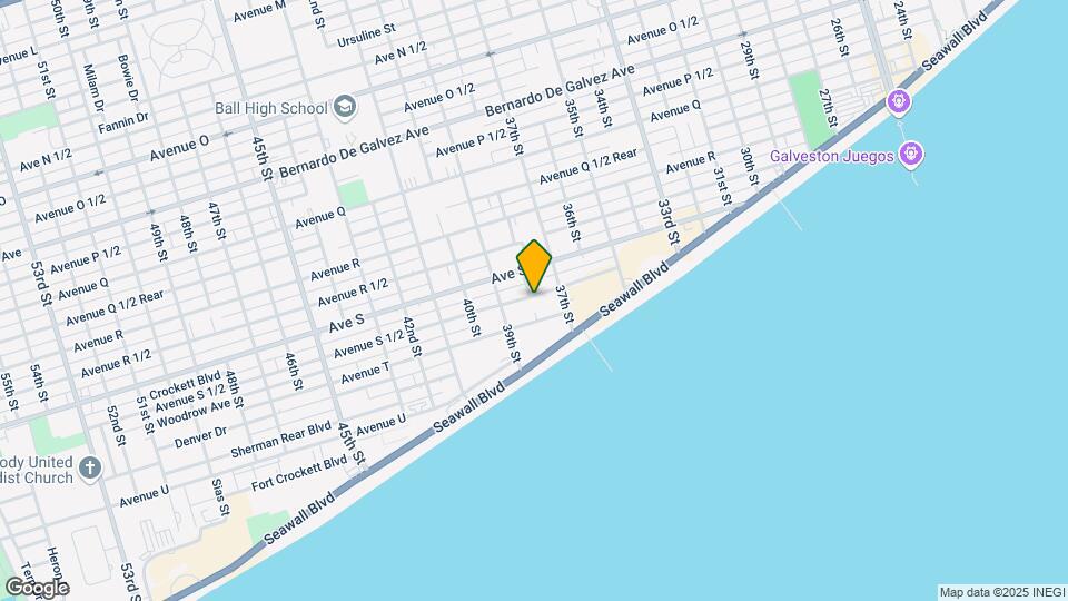 3729 Avenue S 1/2 Map and Location Details