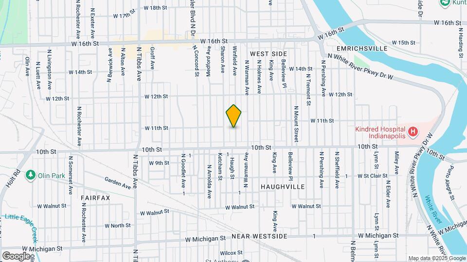 1040 Winfield Ave Map and Location Details