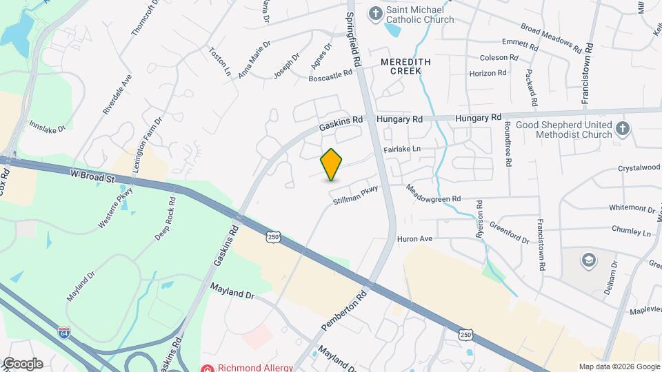 9724 Springfield Woods Cir Mapa y Detalles de la Ubicación
