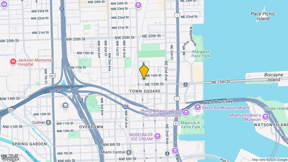 1524 NE Miami Pl, Unit B1 Map and Location Details