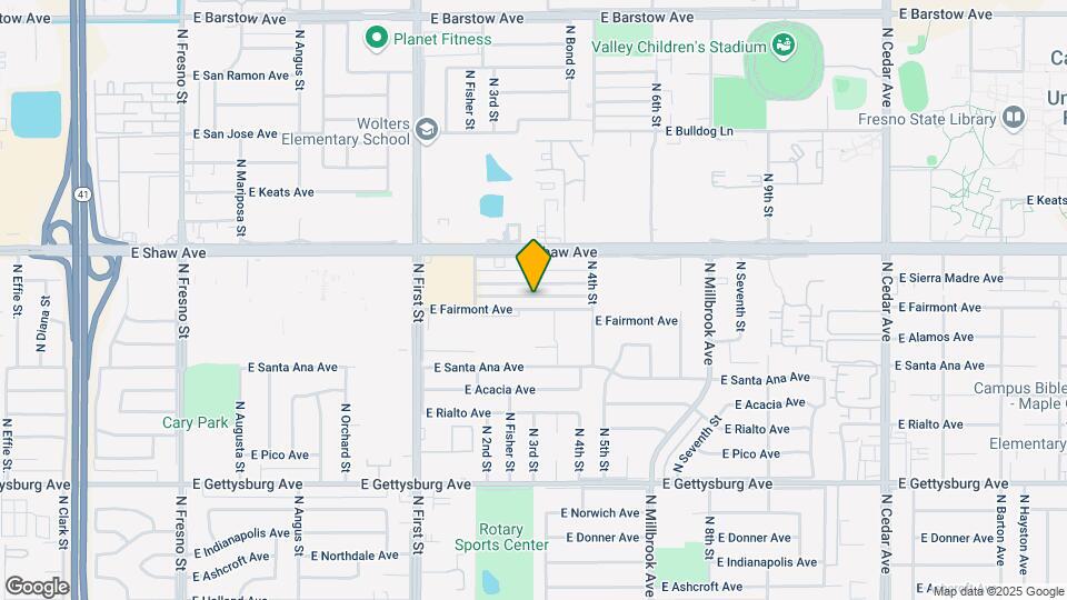 3351 E Fairmont Ave Map and Location Details