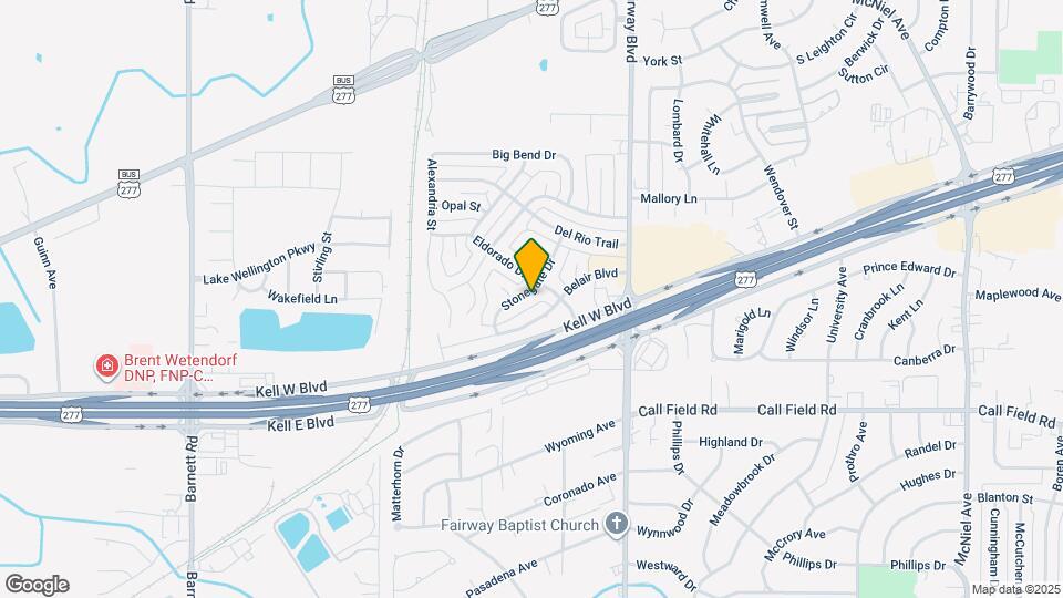3803 Stonegate Dr Map and Location Details