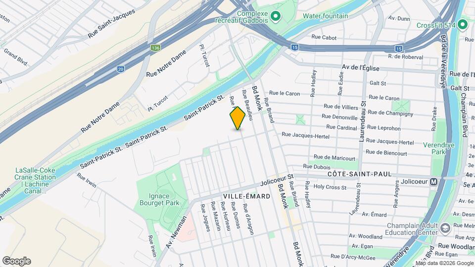 5847 Hamilton Rue Map and Location Details