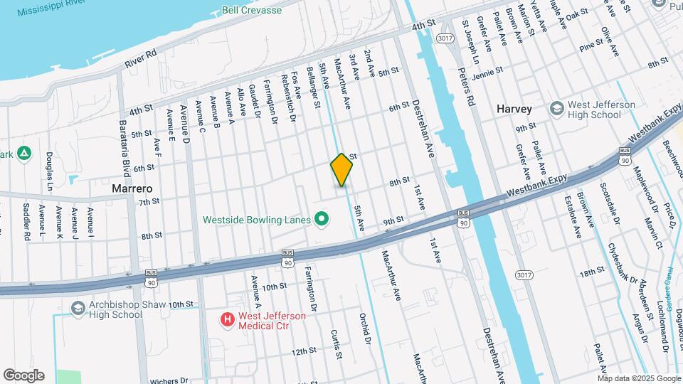 743 Bellanger St Map and Location Details