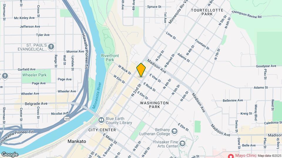 704 N 2nd St, Unit 1 Map and Location Details