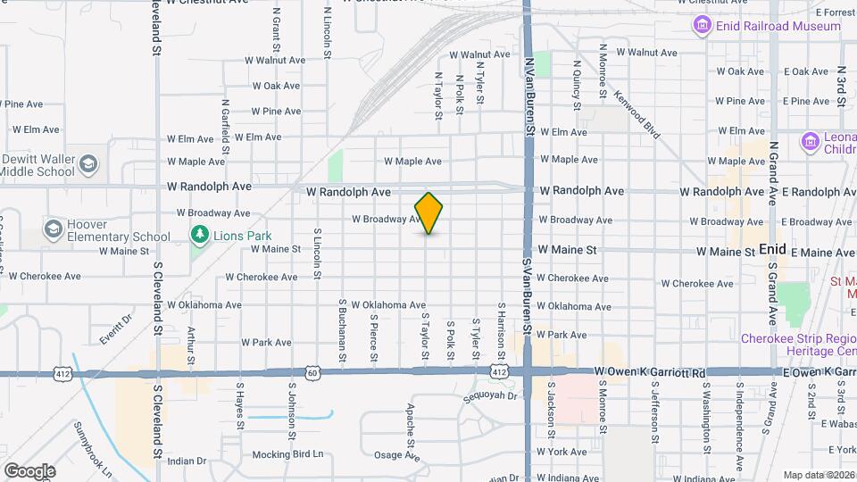 1324 W Maine St Map and Location Details