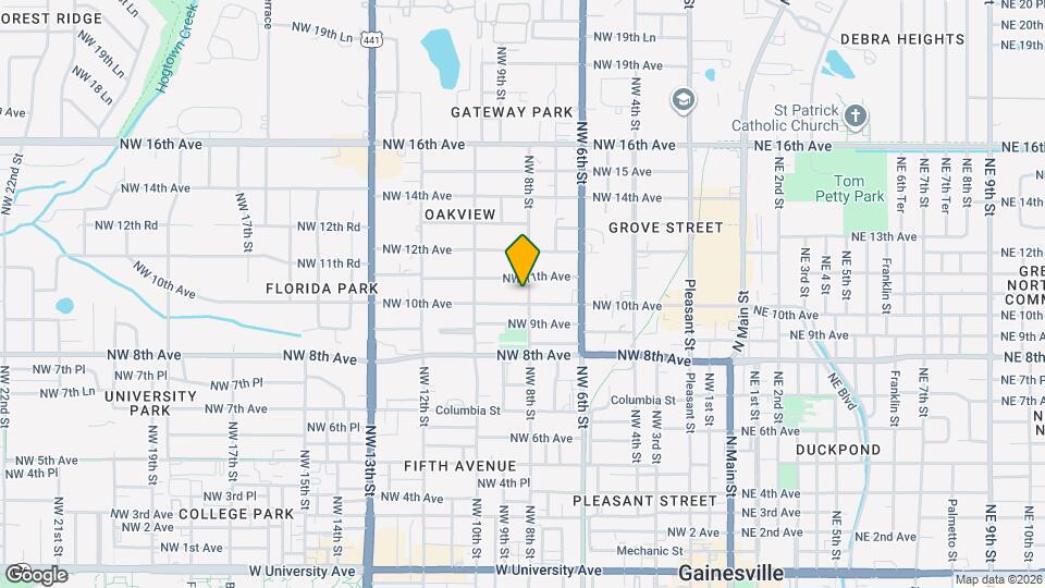 1008 NW 8th St Map and Location Details