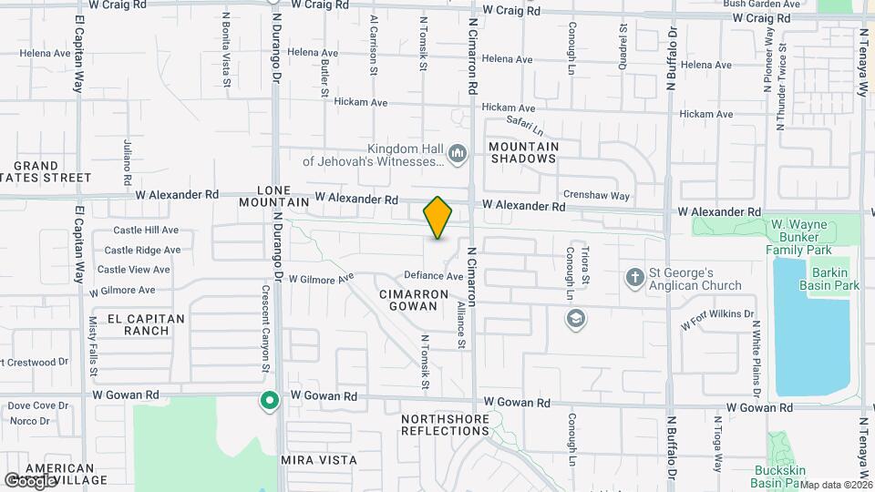 8129 Woodland Prairie Ave Map and Location Details