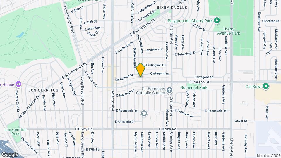 943 E Carson St Map and Location Details