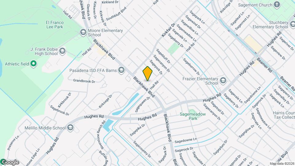 10007 Kirkbluff Dr Map and Location Details