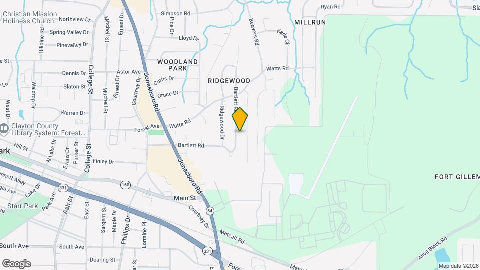 4838 Bartlett Rd Map and Location Details