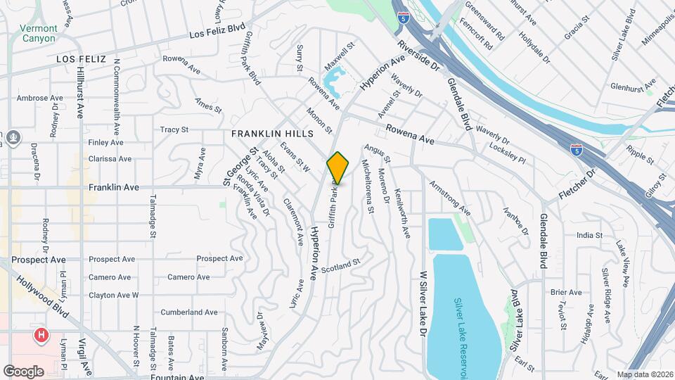 2610 Griffith Park Blvd Map and Location Details