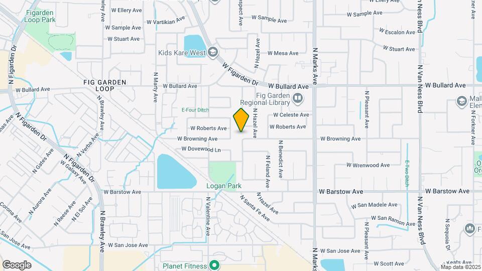 3272 W Browning Ave Map and Location Details