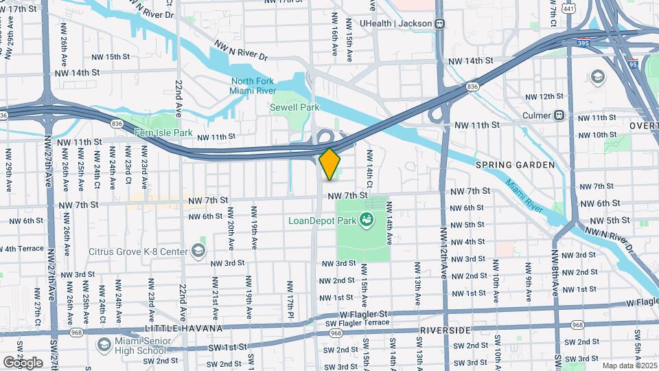 1620 NW 8th St Map and Location Details