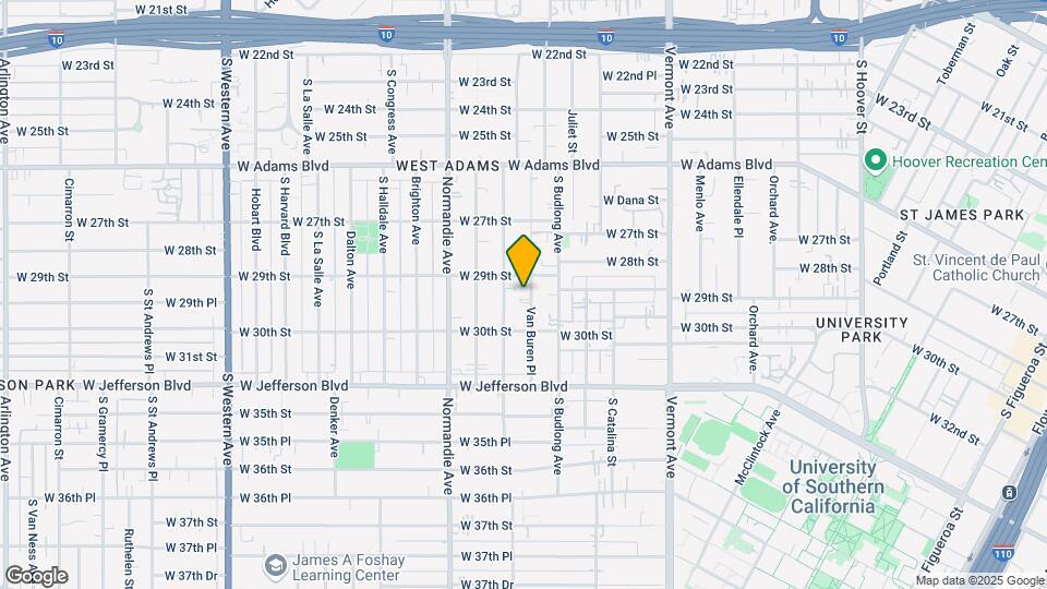 2919 Van Buren Pl Map and Location Details