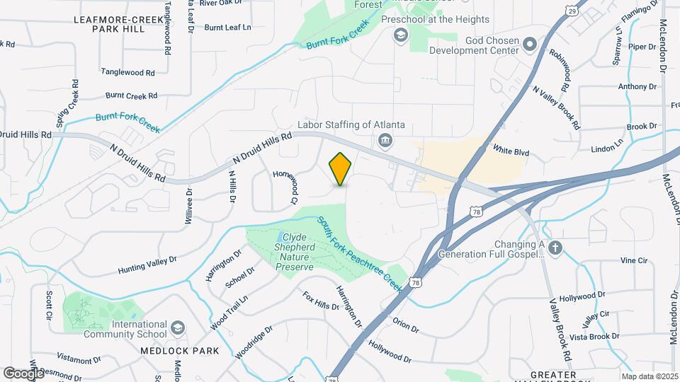 1057 Latham Rd Map and Location Details