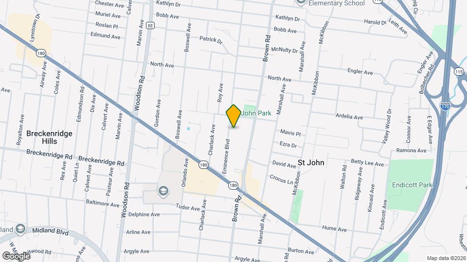3410 Eminence Blvd Map and Location Details
