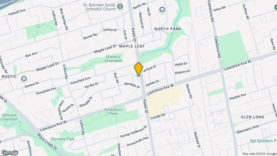 2428 Keele St Map and Location Details