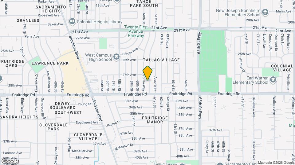 5320 61st St Map and Location Details