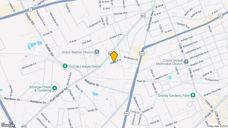 1639 North Ave Map and Location Details