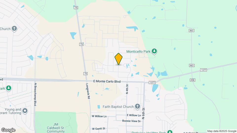 1802 Washington St Map and Location Details