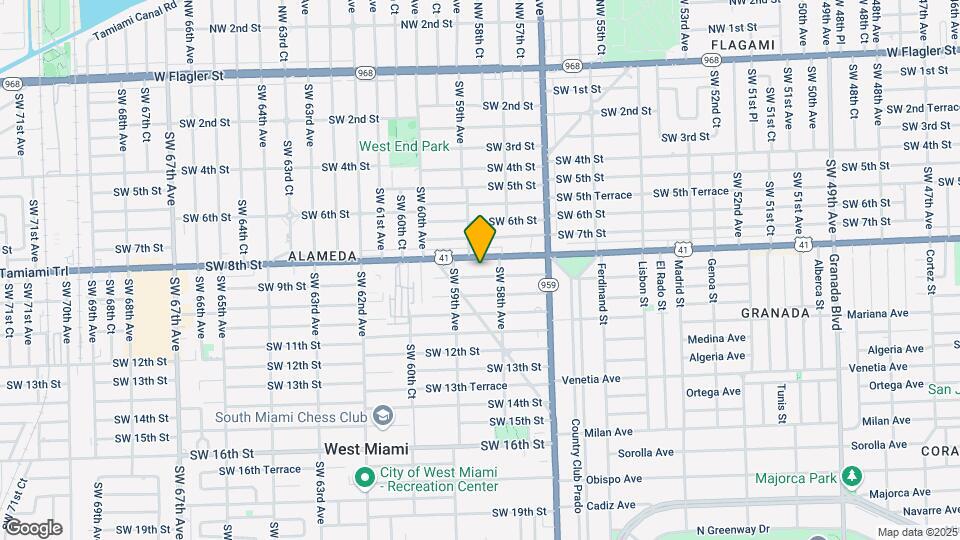 5831 SW 8th St Mapa y Detalles de la Ubicación