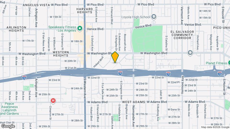2017 S La Salle Ave Map and Location Details
