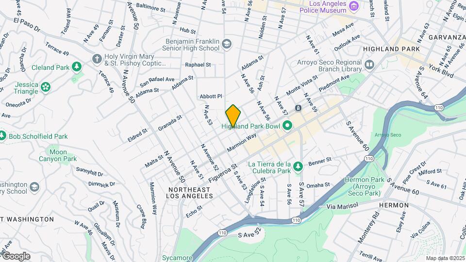 232-236 N Avenue 54 Mapa y Detalles de la Ubicación