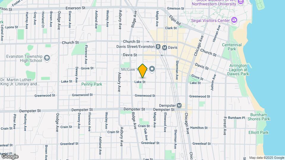 1456 Oak Ave Map and Location Details