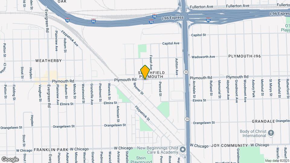 18541 Plymouth Rd Map and Location Details