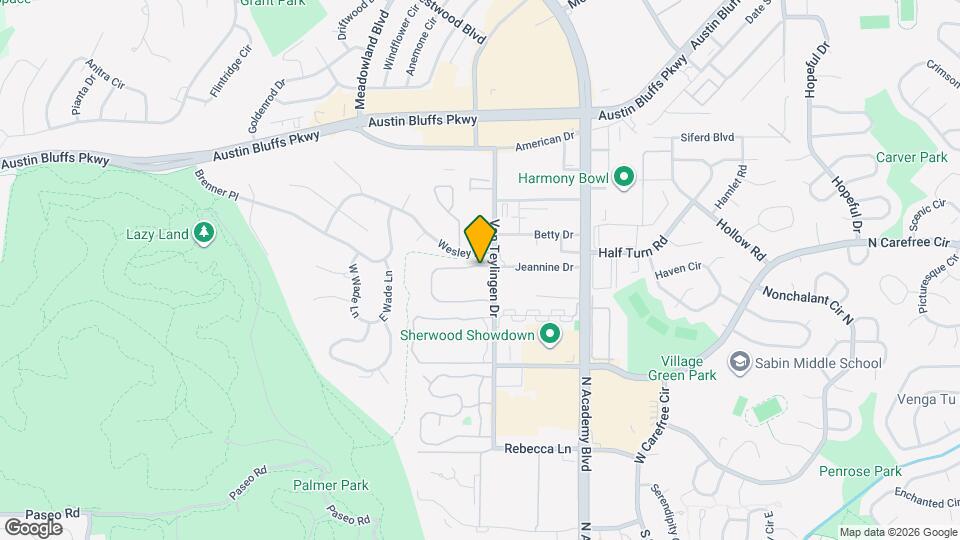 3654 Queen Anne Way Map and Location Details