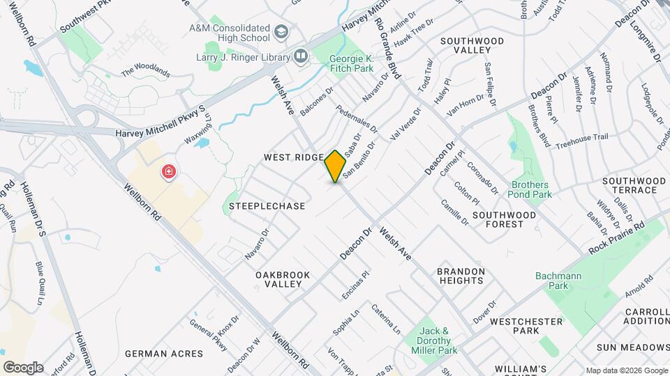 612 San Benito Map and Location Details