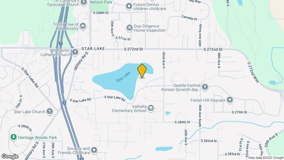 3928 S 275th Pl Map and Location Details