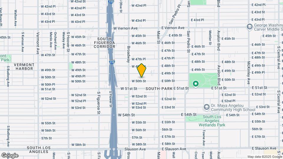 207 W 50th St Map and Location Details