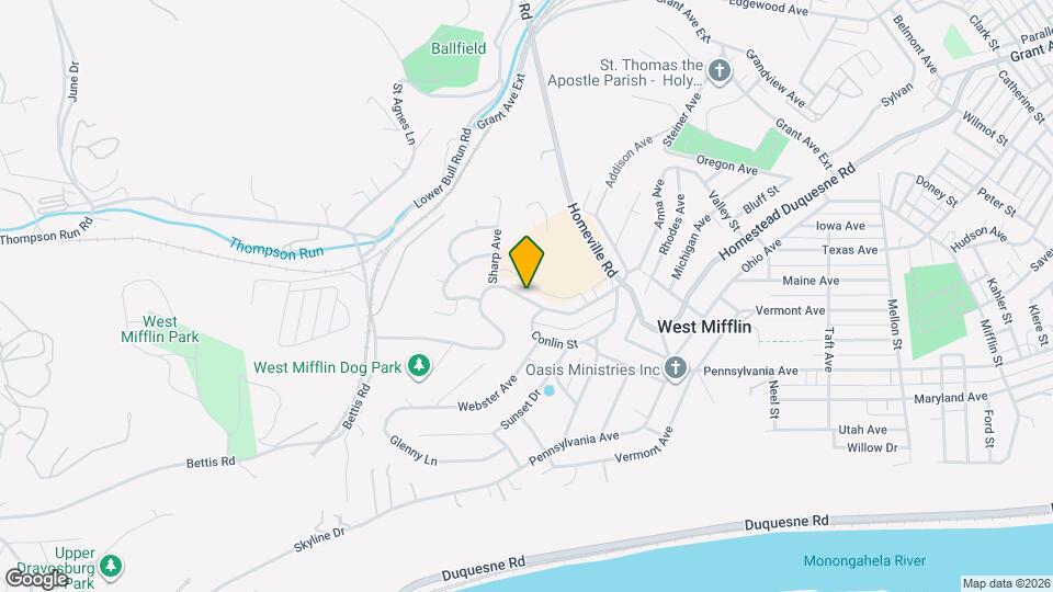 2412 Homestead Duquesne Rd Mapa y Detalles de la Ubicación