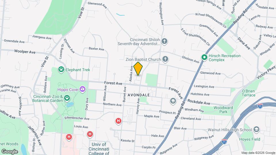 3543 Harvey Ave, Unit 2115 Map and Location Details