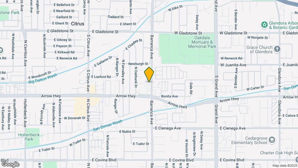 5245 N Barranca Ave Map and Location Details