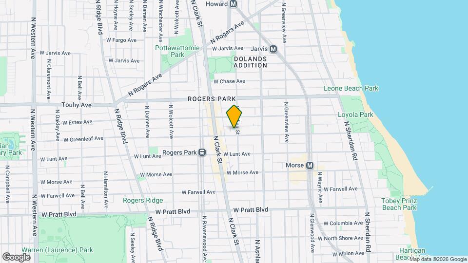 1700-1714 W Greenleaf Ave Map and Location Details