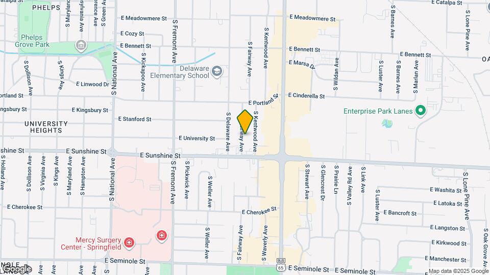 1738 S Fairway Ave Mapa y Detalles de la Ubicación