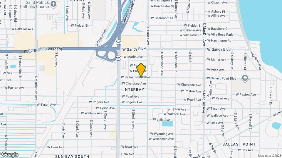 3508 W Ballast Point Blvd Mapa y Detalles de la Ubicación